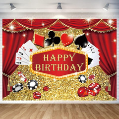 Baseball Birthday Party Backdrop Baseball Themed Happy Birthday Banner Photograp