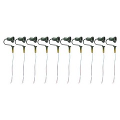 10 X OO / HO Scale Street Bracket Light Model Wall Lamp Posts LED Building