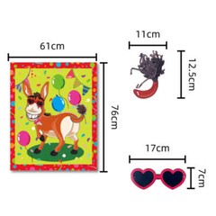 Pin The Tail On The Donkey Blindfold Game