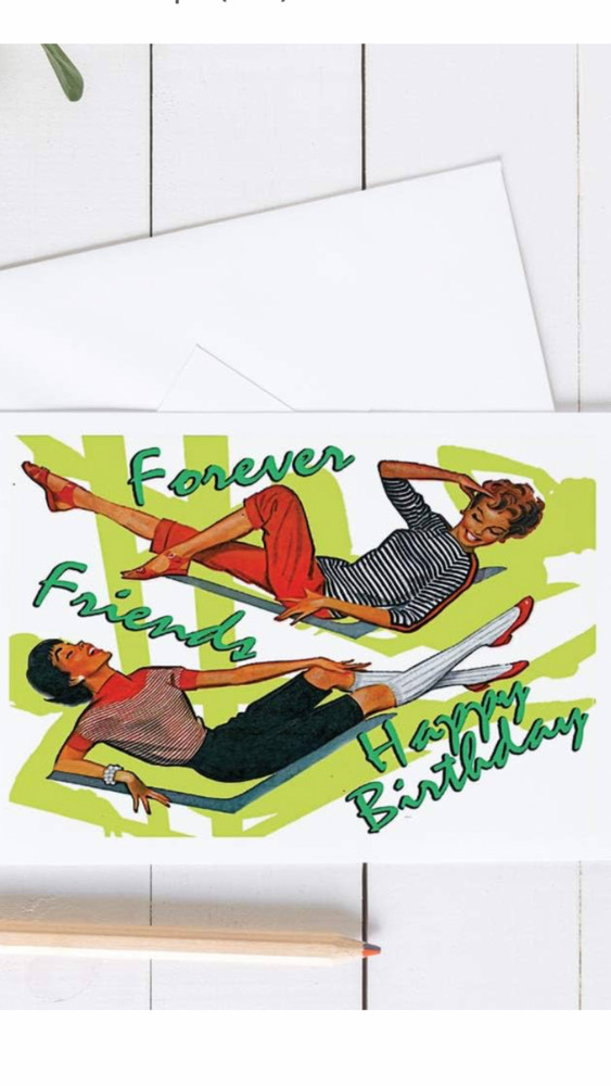 Wright Home & Gift Birthday Greeting Card for Woman with Envelope 5×7