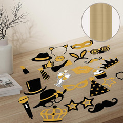 Photo Booth Props, 24PCS Photobooth Props, Funny Photo Props Party Props Access