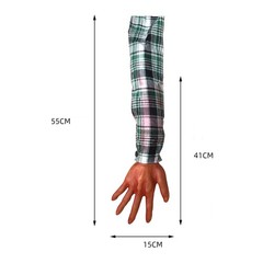 1Pc Halloween Scary Hand Decorations Severed Fake Arm Hand Body Prank Party Prop