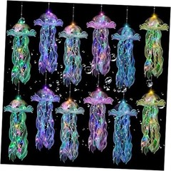 Jellyfish Decor – 12 Pcs Jellyfish Lanterns, Hanging Jelly Fish Decoration for
