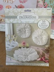 Bridal Shower Wall Table Flower Decorations