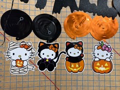 Hello Kitty Happy Halloween Banner 10 Pieces New (02)