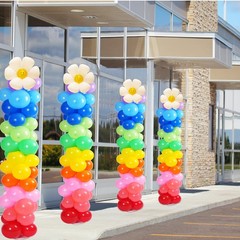 Adjustable balloon column kit set of 2, 78 Inch balloon tower Reusable Metal …