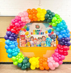 100 Pack Assorted Rainbow Latex Balloons, 12″ Helium for Birthday, Baby Shower