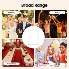 Metal Wedding Backdrop Arch Wedding Stand 1*0.75m Wedding Party Decor White