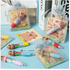 Fun Capy Birthday Party Favors – Sticky Notes Ballpoint Pen