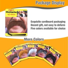 Self Adhesive Fake Mustache Novelty Funny Mustache for Costume Festival Party