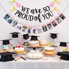 Graduation Party Decoration Class of 2026 K-12th Grade Graduation Photo Banner P