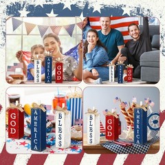 Durable Patriotic 3-Pc Table Decorations for 250th Anniversary Celebrations