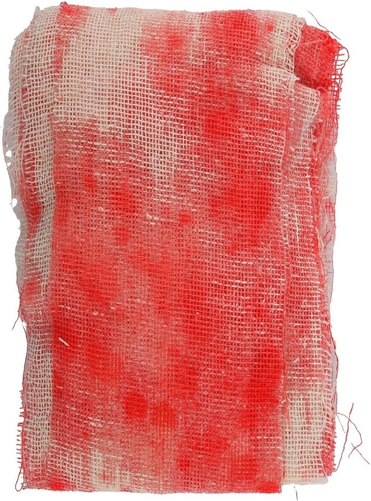 Halloween Bloody Cloth Decoration 10m Creepy Fabric Gauze Prop for Party Haunted