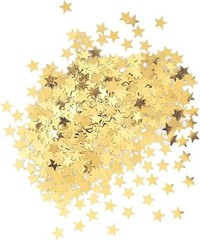 New Years Eve Party Decorations 2026 Black Gold Glitter Table Confetti 200 PCS