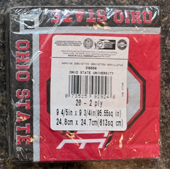 Ohio State Beverage Napkins Pack of 20