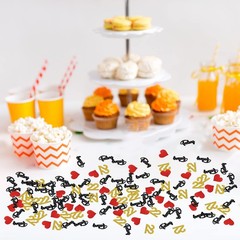 Im Feeling 22 Glitter Happy 22nd Birthday Table Confetti Sign Paper 120 PCS