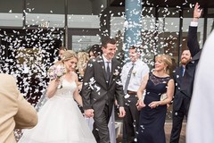 50 PCS White Paper Wedding Confetti Cones Hollow Rose Print Petal Holders