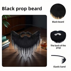 Fake Mustache for Fun – Specially designed for DIY combing and cutting, Reali…