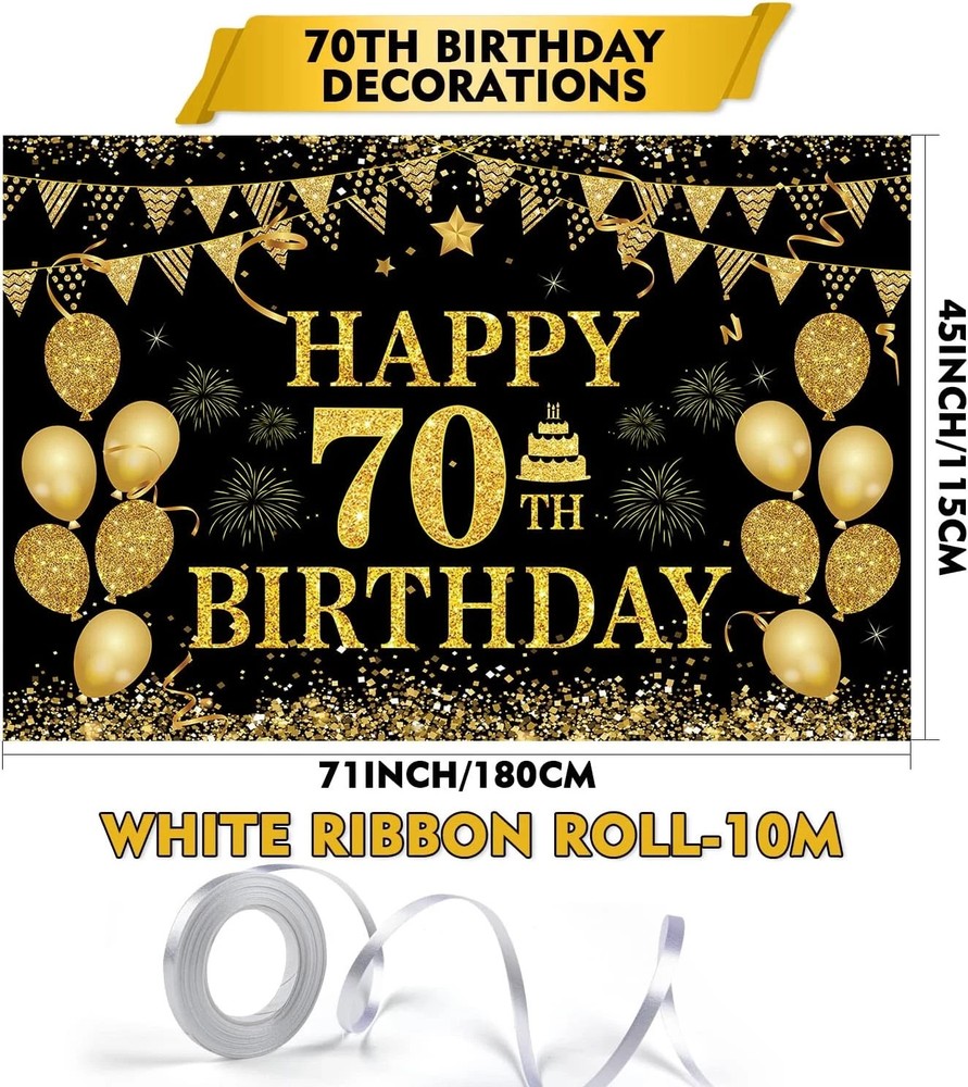 70th Birthday Decorations for 70th Birthday Party for Folks born in 1956 Boomer