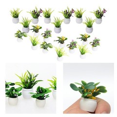 Inspire with These 20 PCS Miniature Plant Models Craft Lovers