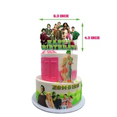 Zombie High Birthday Party Decor Supplies Balloons Banner Cake Toppers Kids