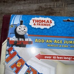 Thomas & Friends Add An Age Jumbo Letter Banner Kit Party Decoration — New