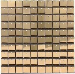 Shimmer Wall 24 Panels 12” X 12” (Golden Yellow)