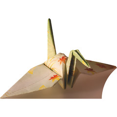SP13104 Japanese Origami Crane Folded Paper Art Cardboard Cutout Standee Standup