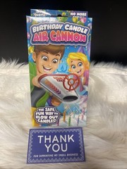 🌟Birthday Candle Air Cannon, Safe Fun Way to Blow Out Birthday Candles