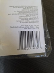 New/Sealed Wilton White Tulle Circles for Party Decorations Free Ship