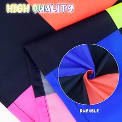 Neon UV Blacklight Reactive Square Dance Floor Runner Disco Party Decorations