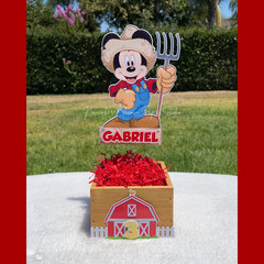 Mickey Farm Centerpieces, Mickey Mouse birthday Party Supplies, Mickey & Minnie