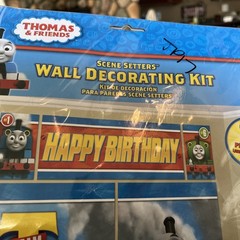 Thomas The Tank Engine Scene Setter Photo Background Poster 5 Count Birthday …