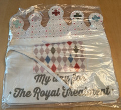 NEW RED ROCK SEAT BACK COVER BIRTHDAY CROWN ROYAL TREATMENT PRINCESS 16″ X 17″