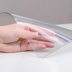 ProsperJoyChant Clear Table Protector 42 x 78 Inch, 1.4mm Thick Waterproof PVC P