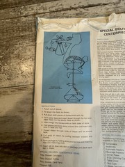 Vintage 1980’s Hallmark Stork Centerpiece Special Delivery Package Baby Shower