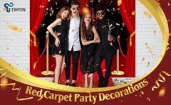 Red Carpet Party Decorations 6 x 5ft Movie Theme Paparazzi Photography Backdrop