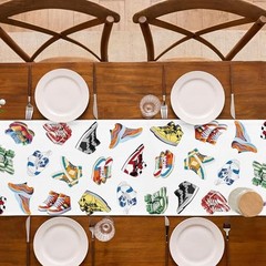 Sneakers Party Decorations Sneaker Table Runner Man Game Sports Themed
