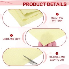 Crepe Paper Rolls 7.5ft Long 20 Inch Wide for Various Large Hanging Party Bac…
