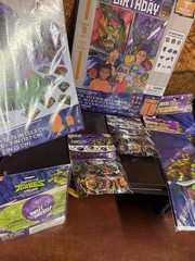 Ninja Turtles Birthday Party Decor Props Table Kit Confetti Balloons Bags & MORE
