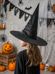Floating Witch Hats Halloween Hanging Ceiling Decor Party Decorations 5/20 Pack