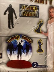 Zombie Part Decorations Kit 10 pieces, Birthday, Halloween, holiday decorations