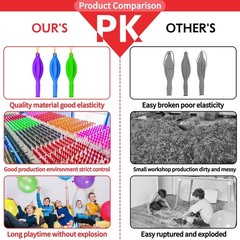 30Pcs Punch Balloons, Thickened Neon Punching Balloon Heavy Duty Party Favors…
