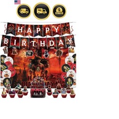 51 pcs Birthday Party Decorations Kit Include Backdrops,Banner,18 Balloonss,6…