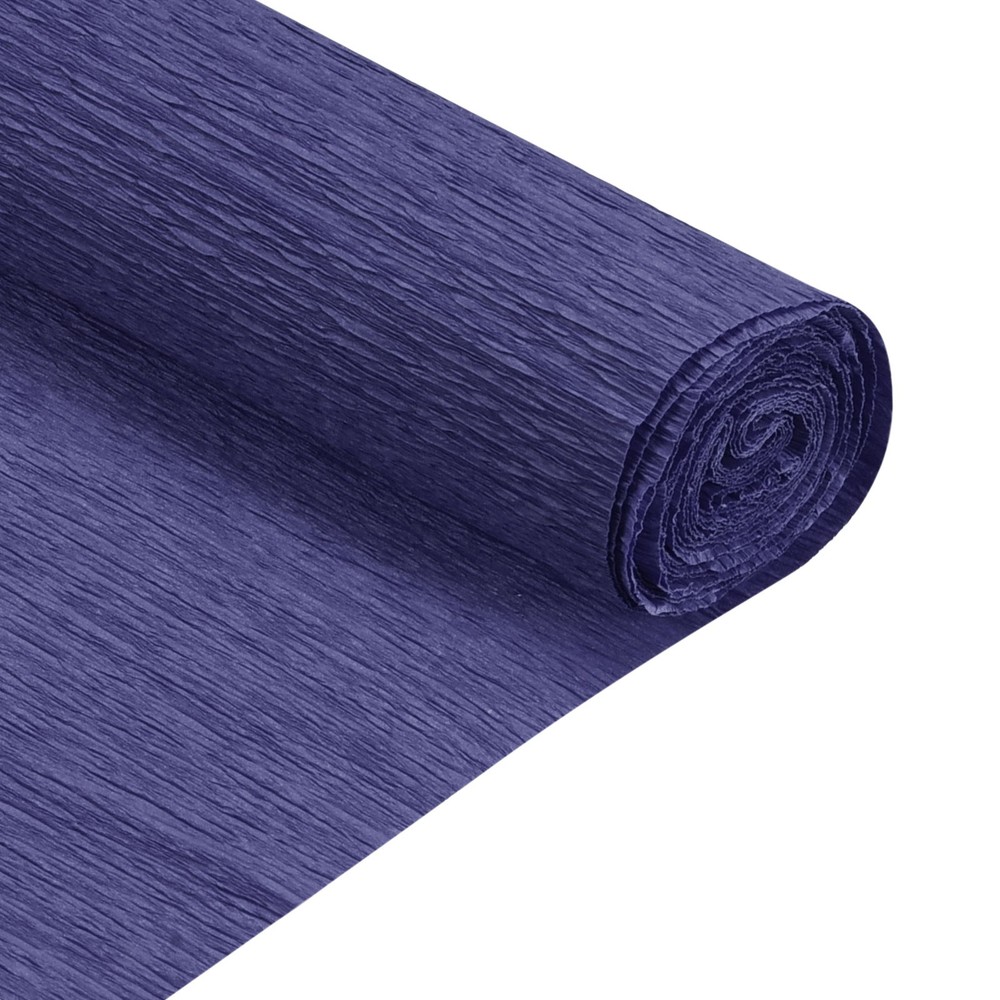 2pcs Crepe Paper Rolls DIY Decoration 8ft Long 20 Inch Wide, Dark Blue