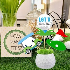 18 PCS Golf Party Centerpiece Sticks Sport Birthday Table Toppers Decor