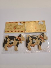 2 PACKS NOS VINTAGE MIDWEST IMPORTER PAPER GARLAND 🐄 COWS 100″ MADE IN TAIWAN