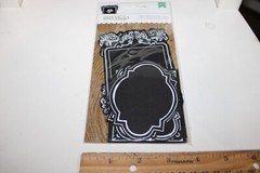 American Craft DIY Shop Hello 10PC Diecut Chalkboard Frames Scrapbooking Crafts