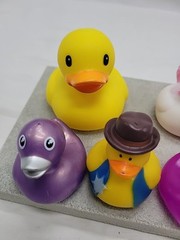 Lot of 6 Assorted Rubber Ducks Jeep Lovers Duckies