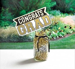 «Congrats Grad» Centerpiece Sticks 16″ x 9 1/4″ 6 Pcs
